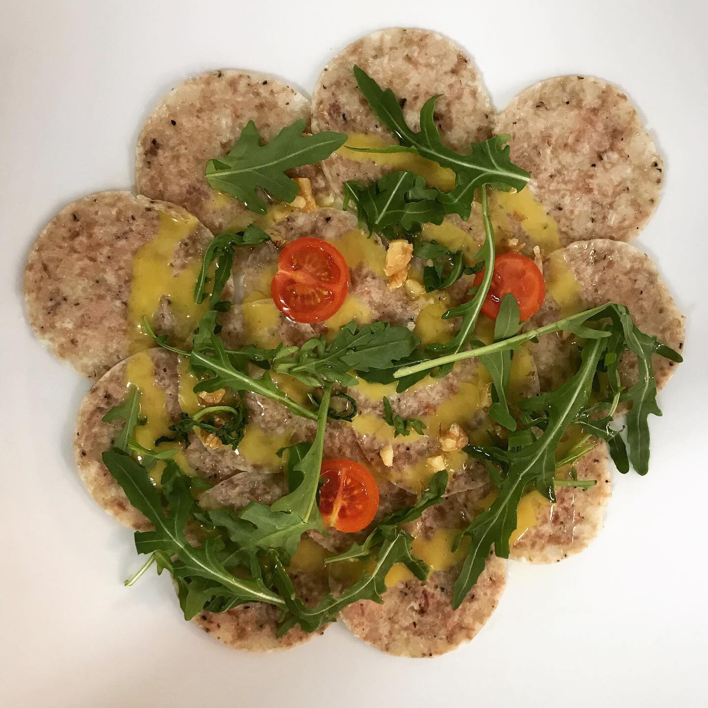 Carpaccio de pies de cerdo